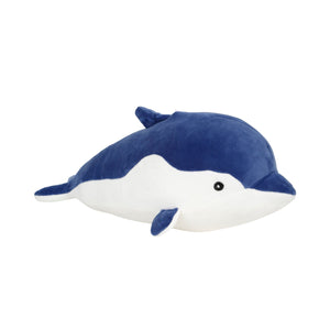 LITTLE GINNIE Dolphin Soft Toys - Dark Blue | Plush Toy for Kids 6 Months+| Returned & Birthday Gift for Baby - LG - DOLPHIN - DBLU - ST