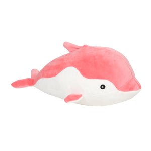 LITTLE GINNIE Dolphin Soft Toys - Pink | Plush Toy for Kids 6 Months+| Returned & Birthday Gift for Baby - LG - DOLPHIN - PNK - ST