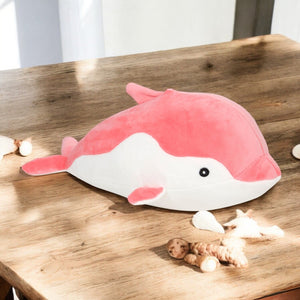 LITTLE GINNIE Dolphin Soft Toys - Pink | Plush Toy for Kids 6 Months+| Returned & Birthday Gift for Baby - LG - DOLPHIN - PNK - ST