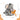LITTLE Ginnie Elephant Monkey 2 - in - 1 Soft Toy for Kids - Grey & Brown - Plush Toy for Newborn Baby - NK - EL - MON - ST