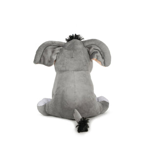LITTLE Ginnie Elephant Monkey 2 - in - 1 Soft Toy for Kids - Grey & Brown - Plush Toy for Newborn Baby - NK - EL - MON - ST
