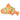 LITTLE GINNIE Fish Soft Toys for Kids - Orange Green, Toy for Babies 6 Months + - NK - FISH - GRN - OR - ST