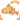 LITTLE GINNIE Fish Soft Toys for Kids - Orange Green, Toy for Babies 6 Months + - NK - FISH - GRN - OR - ST