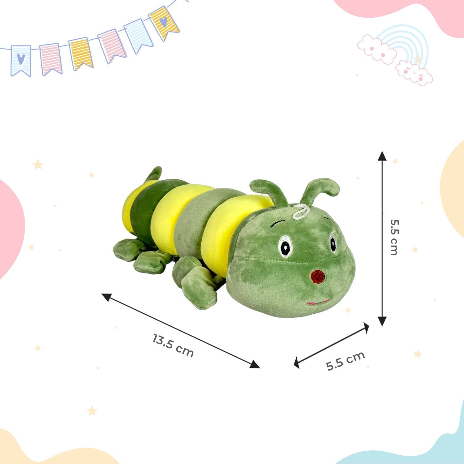 Little Ginnie Hungry Caterpillar Plush Toy - LG - CP - CTRPL - 01