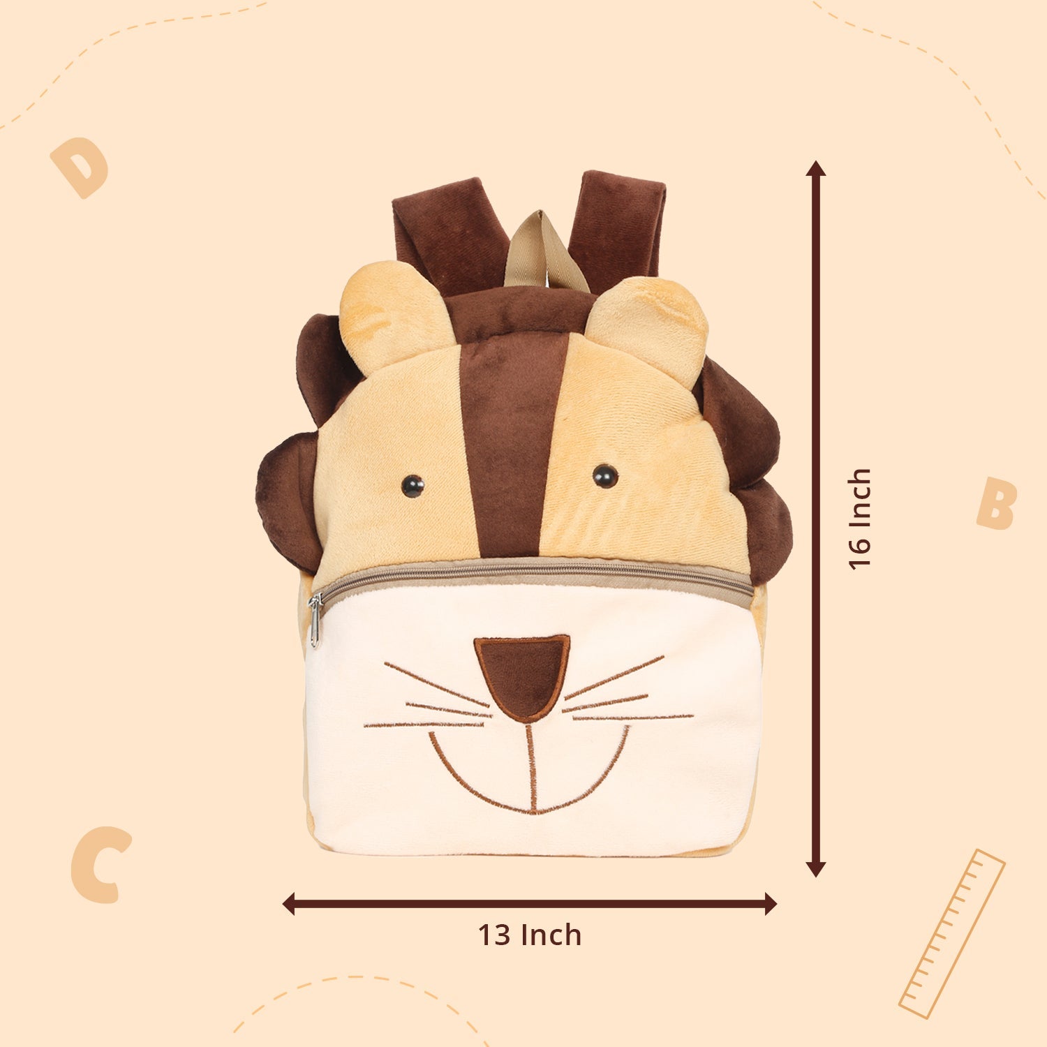 Little Ginnie Kids Lion Bag - NK - LION - BAG
