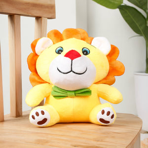 LITTLE GINNIE Lion Soft Toy for Kids - Brown - Plush Toy for Newborn Baby | Return & Birthday Gift - NK - LION - ST