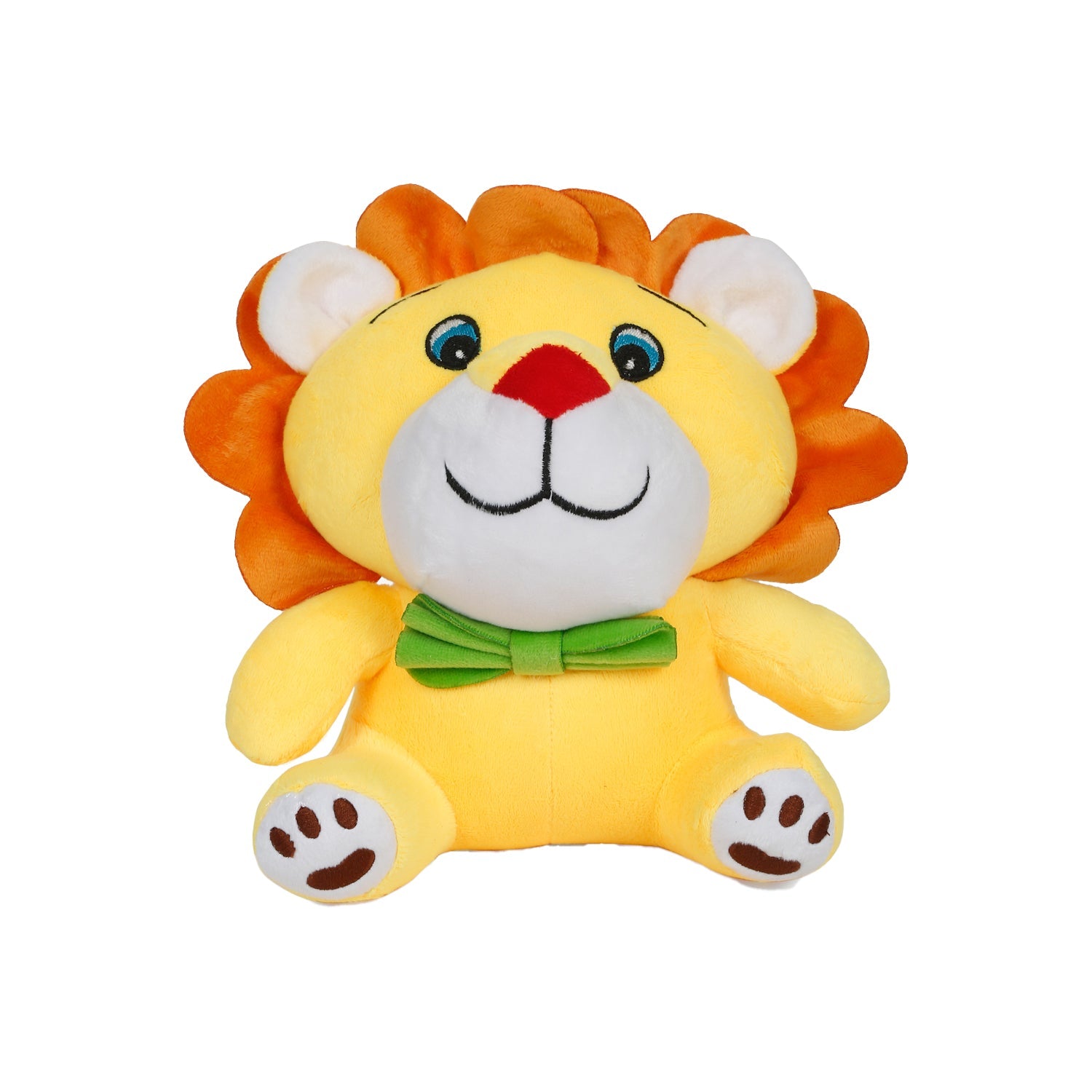 LITTLE GINNIE Lion Soft Toy for Kids - Brown - Plush Toy for Newborn Baby | Return & Birthday Gift - NK - LION - ST