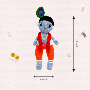Little Ginnie Lord Krishna Soft Toy - AMYH - KRISH - ST