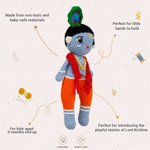 Little Ginnie Lord Krishna Soft Toy - AMYH - KRISH - ST