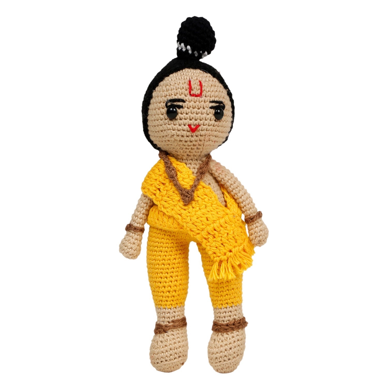 Little Ginnie Lord Ram Crochet Toy | Return & Birthday Gift - AMYH - RAM - ST