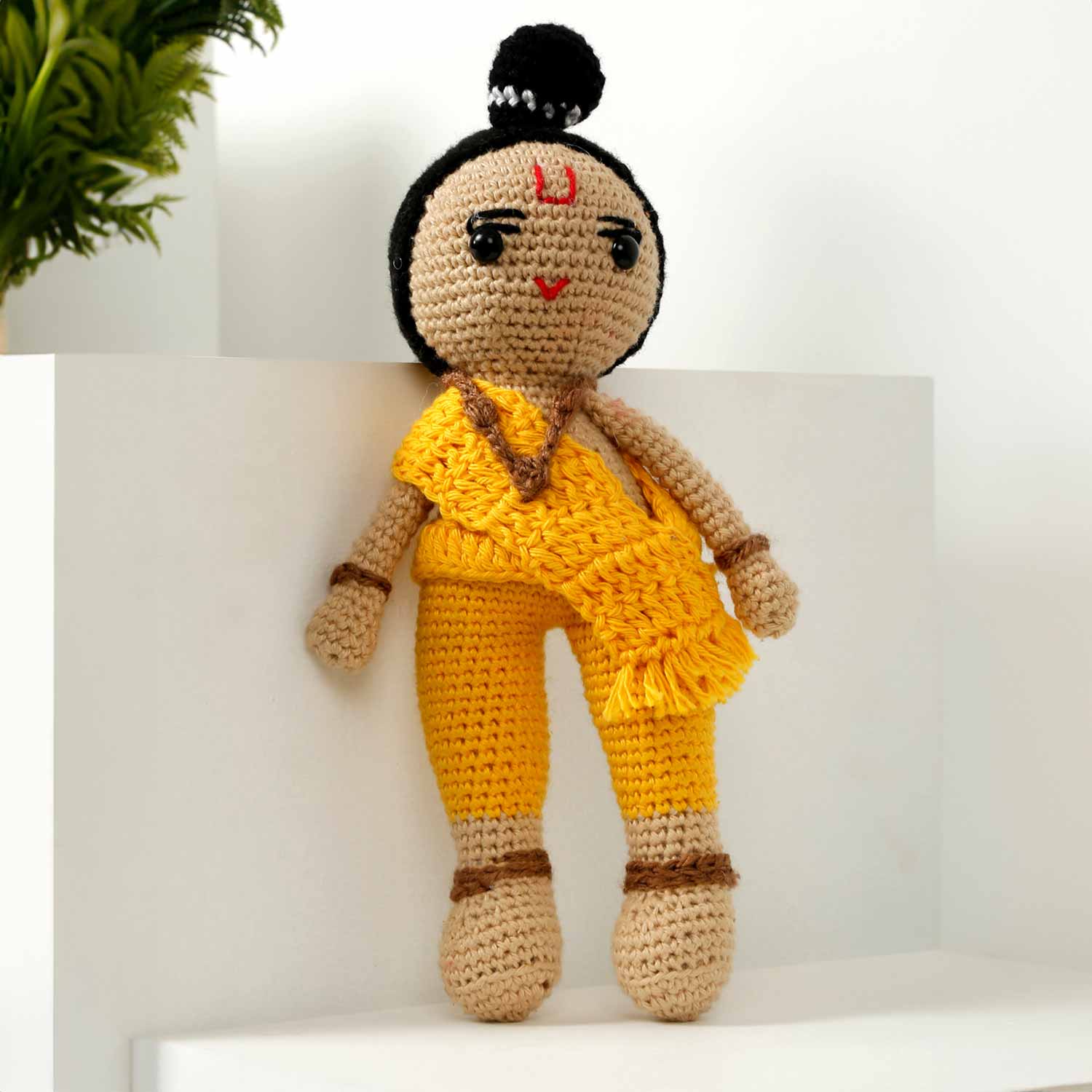 Little Ginnie Lord Ram Crochet Toy | Return & Birthday Gift - AMYH - RAM - ST