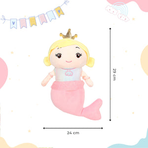 Little Ginnie Mermaid Soft Doll for Kids - Pink | Ideal Birthday & Return Gift for Babies - LG - MERMAID - PNK