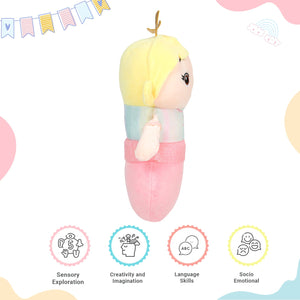 Little Ginnie Mermaid Soft Doll for Kids - Pink | Ideal Birthday & Return Gift for Babies - LG - MERMAID - PNK