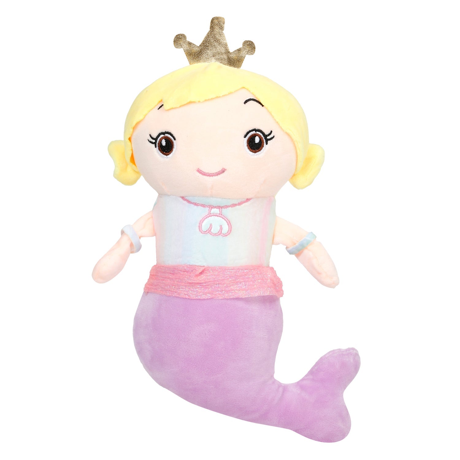 Little Ginnie Mermaid Soft Doll for Kids - Purple | Ideal Birthday & Return Gift for Babies - LG - MERMAID - PUR