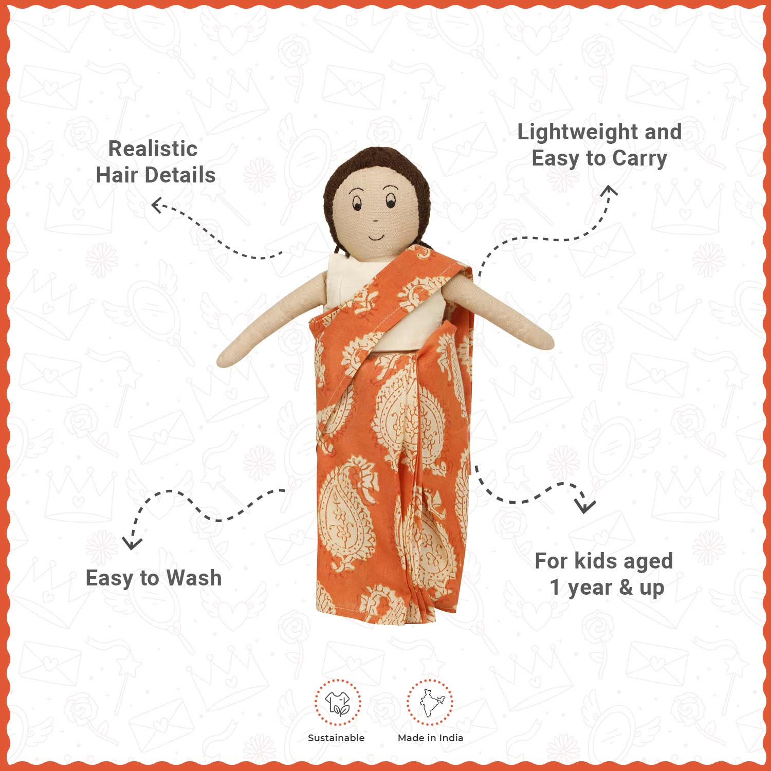 Little Ginnie Mohini Soft Toy - TGD - MANJU - 001