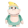 LITTLE GINNIE Monkey Soft Toys - Cyan | Returned & Birthday Gift for Baby - LG - CYAN - BANANA - ST