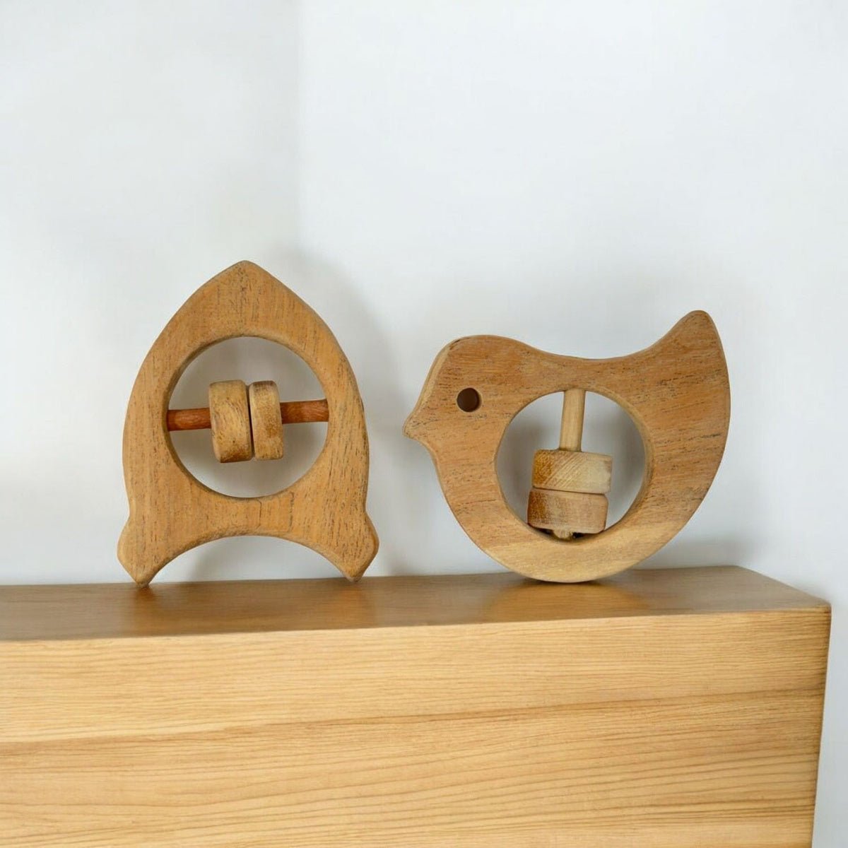 Little Ginnie Neem Wooden Tumbler & Mickey Head For Kids - SN - NEEM - RTL - 02