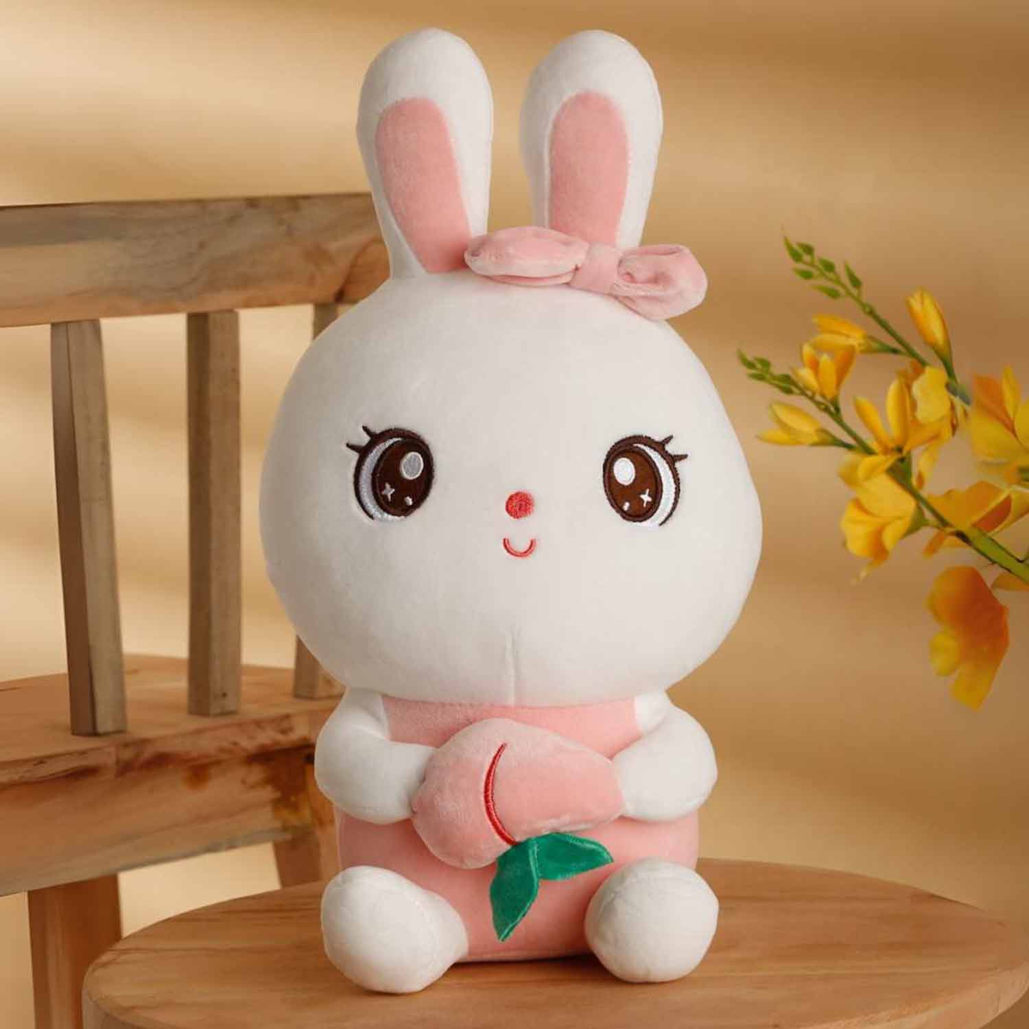 Little Ginnie Pink Fruit Bunny - LG - MK - FRUIT - RABBIT - 01