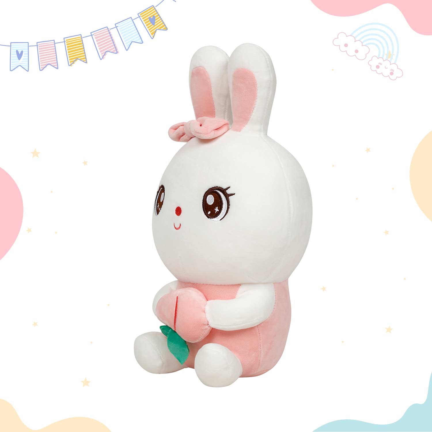 Little Ginnie Pink Fruit Bunny - LG - MK - FRUIT - RABBIT - 01