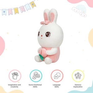Little Ginnie Pink Fruit Bunny - LG - MK - FRUIT - RABBIT - 01