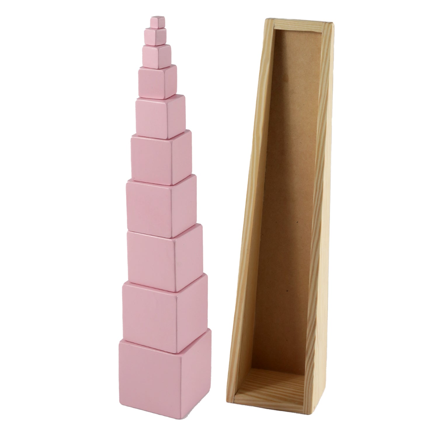 Little Ginnie Pink Tower Montessori Toy - LGPT - 001