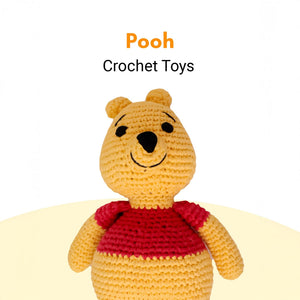 Little Ginnie Pooh Crochet Toy - Handmade Soft Toy | The Mom Store - Soft Toy