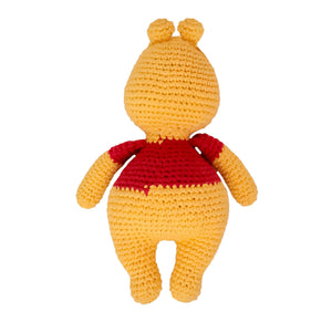 Little Ginnie Pooh Crochet Toy - Handmade Soft Toy | The Mom Store - Soft Toy