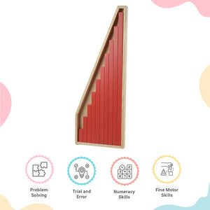 Little Ginnie Red Rods Montessori Toy - LGRR - 002