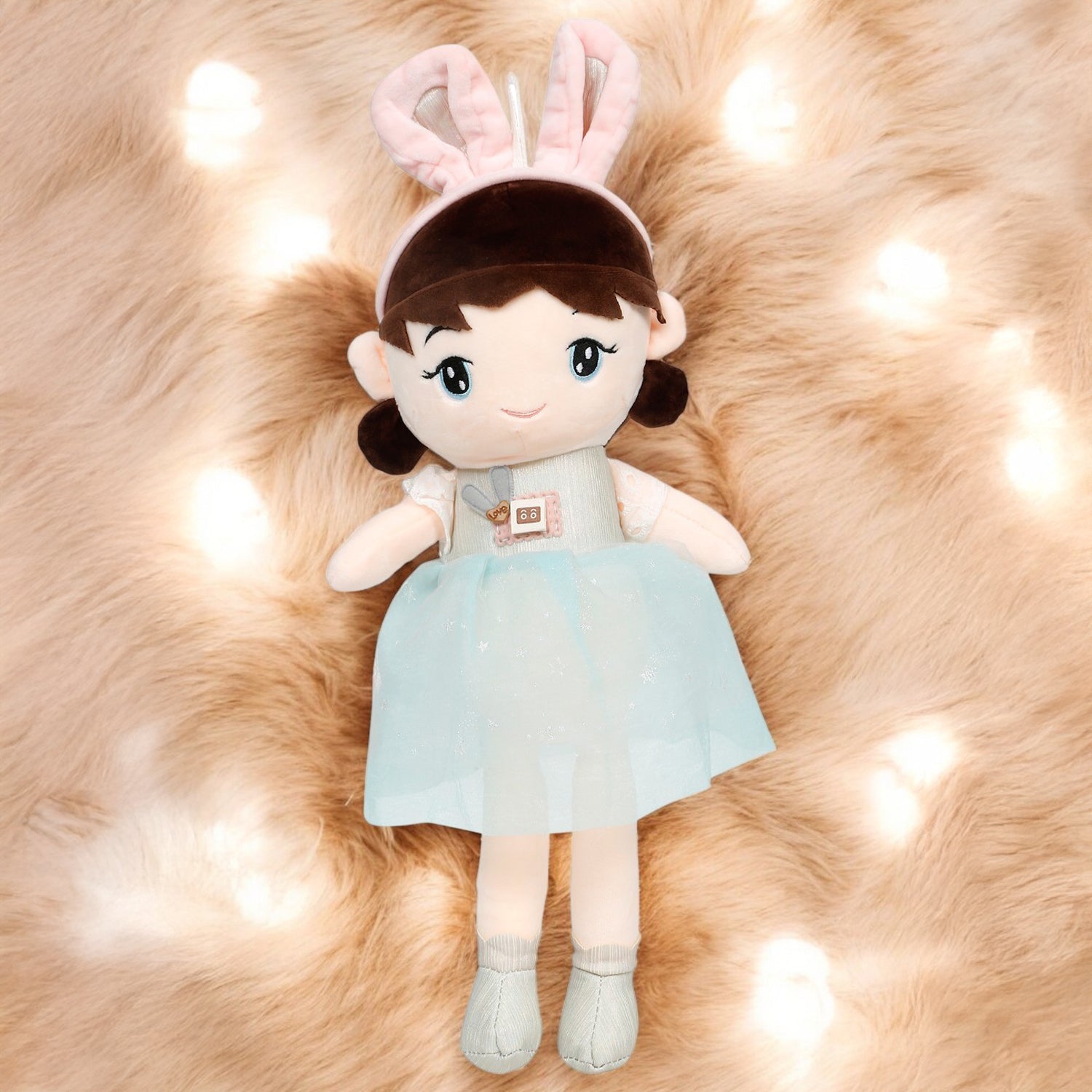 Little Ginnie Soft Doll For Kids - Blue | Returned & Birthday Gift for Baby - LG - SOFT - DOLL - BLU