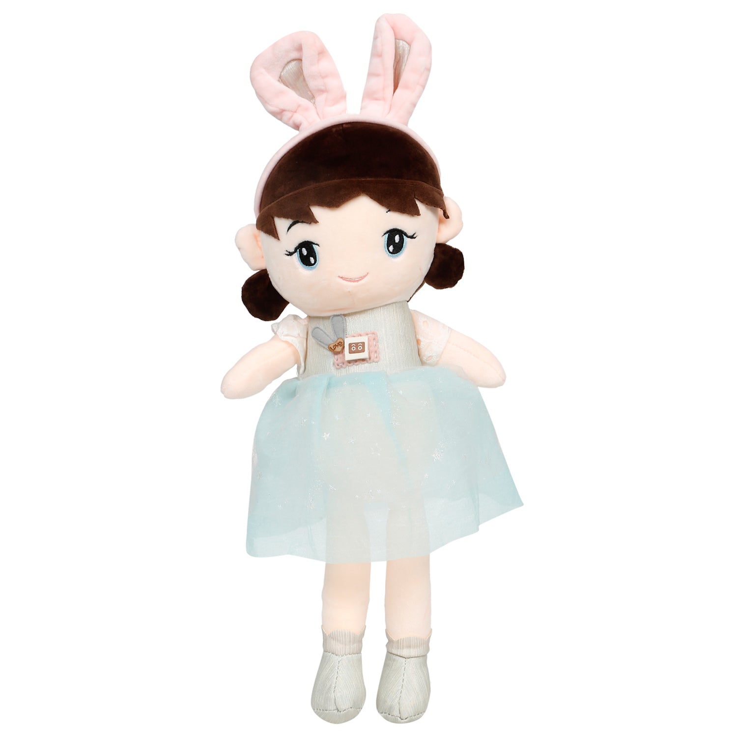 Little Ginnie Soft Doll For Kids - Blue | Returned & Birthday Gift for Baby - LG - SOFT - DOLL - BLU