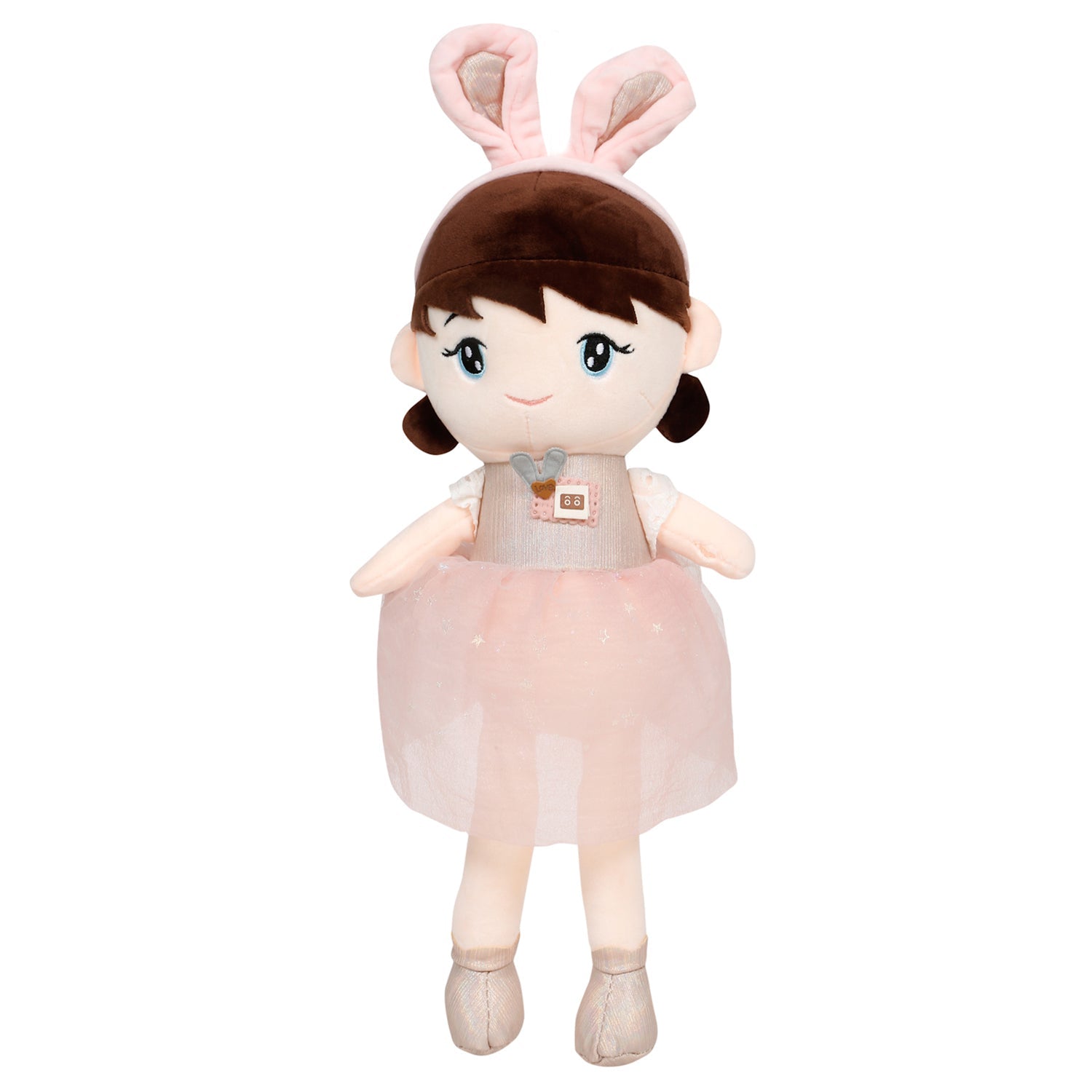 Little Ginnie Soft Doll For Kids - Pink | Returned & Birthday Gift for Baby - LG - SOFT - DOLL - PNK