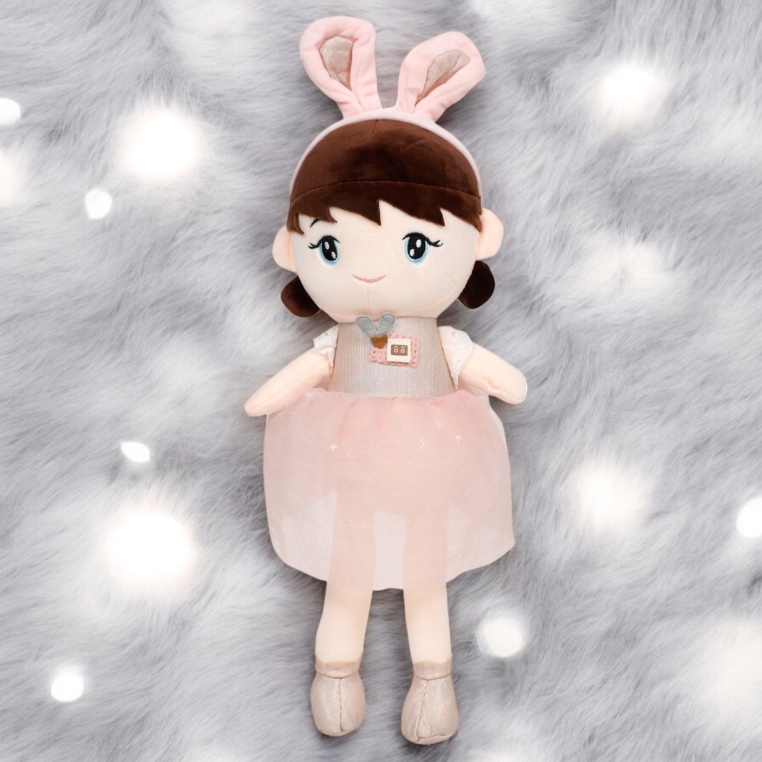 Little Ginnie Soft Doll For Kids - Pink | Returned & Birthday Gift for Baby - LG - SOFT - DOLL - PNK