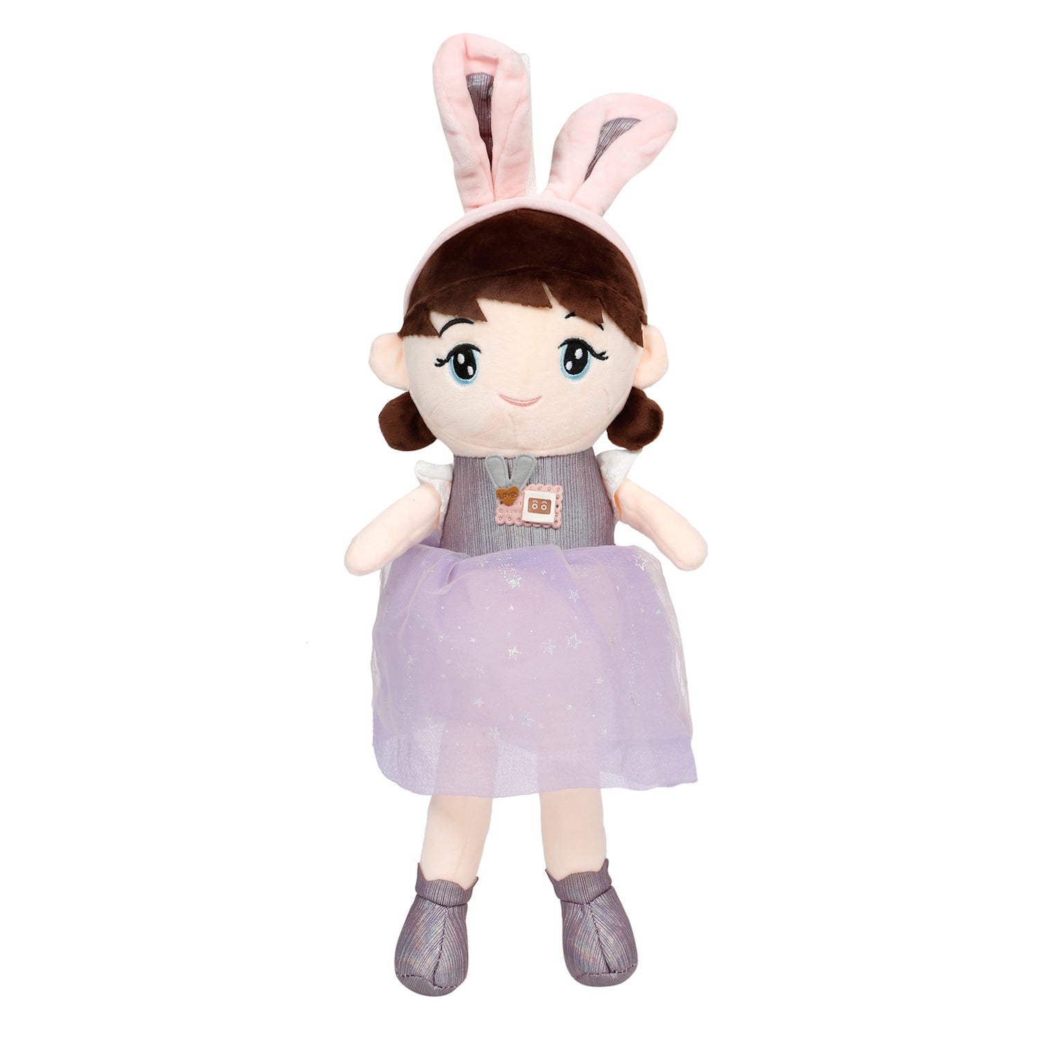 Little Ginnie Soft Doll For Kids - Purple | Returned & Birthday Gift for Baby - LG - SOFT - DOLL - PUR