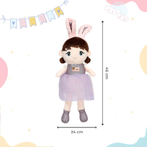 Little Ginnie Soft Doll For Kids - Purple | Returned & Birthday Gift for Baby - LG - SOFT - DOLL - PUR
