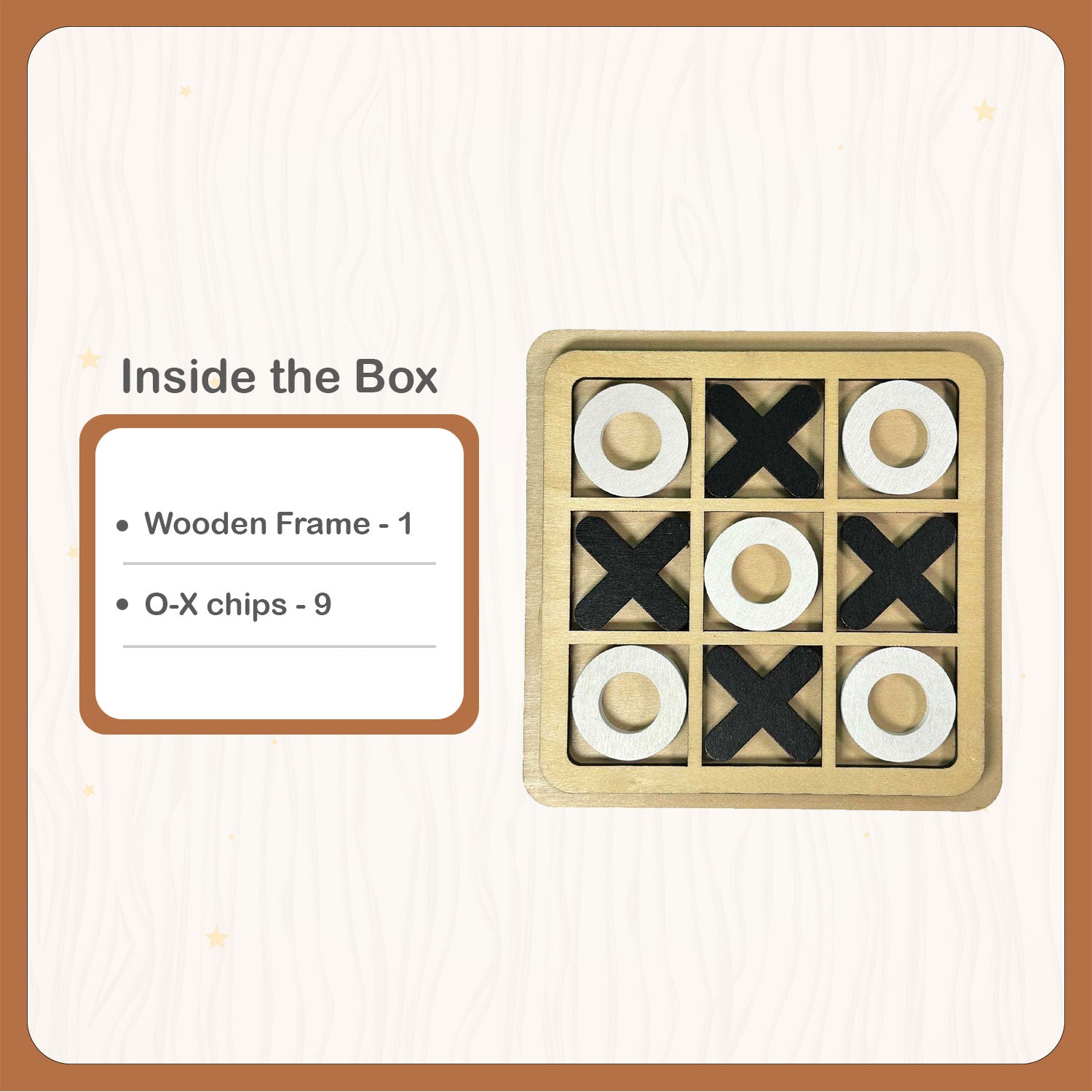 Little Ginnie Tic Tac Toe - B/W Games & Puzzles for Kids - LG - CP - TICTAC - 01