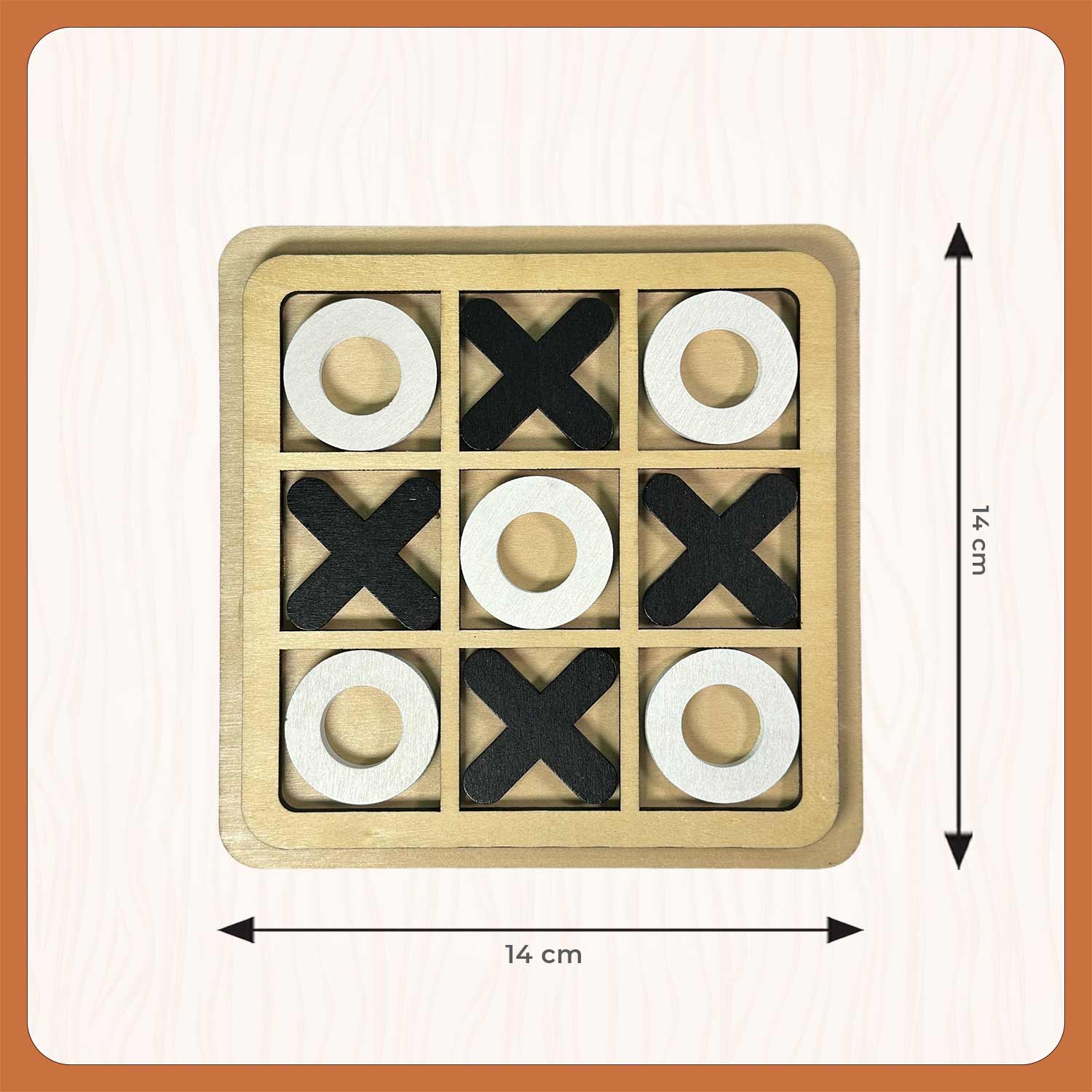 Little Ginnie Tic Tac Toe - B/W Games & Puzzles for Kids - LG - CP - TICTAC - 01