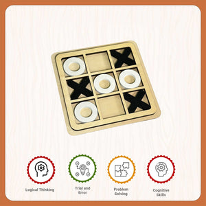 Little Ginnie Tic Tac Toe - B/W Games & Puzzles for Kids - LG - CP - TICTAC - 01