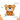 LITTLE GINNIE Tiger Soft Toy for Kids - Brown - Plush Toy for Newborn Baby - Age 6 Months + - NK - TIGER - ST