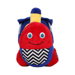 LITTLE GINNIE Train Engine Soft Toy for Kids - Blue | Return & Birthday Gift - NK - TRAIN - ENG - ST