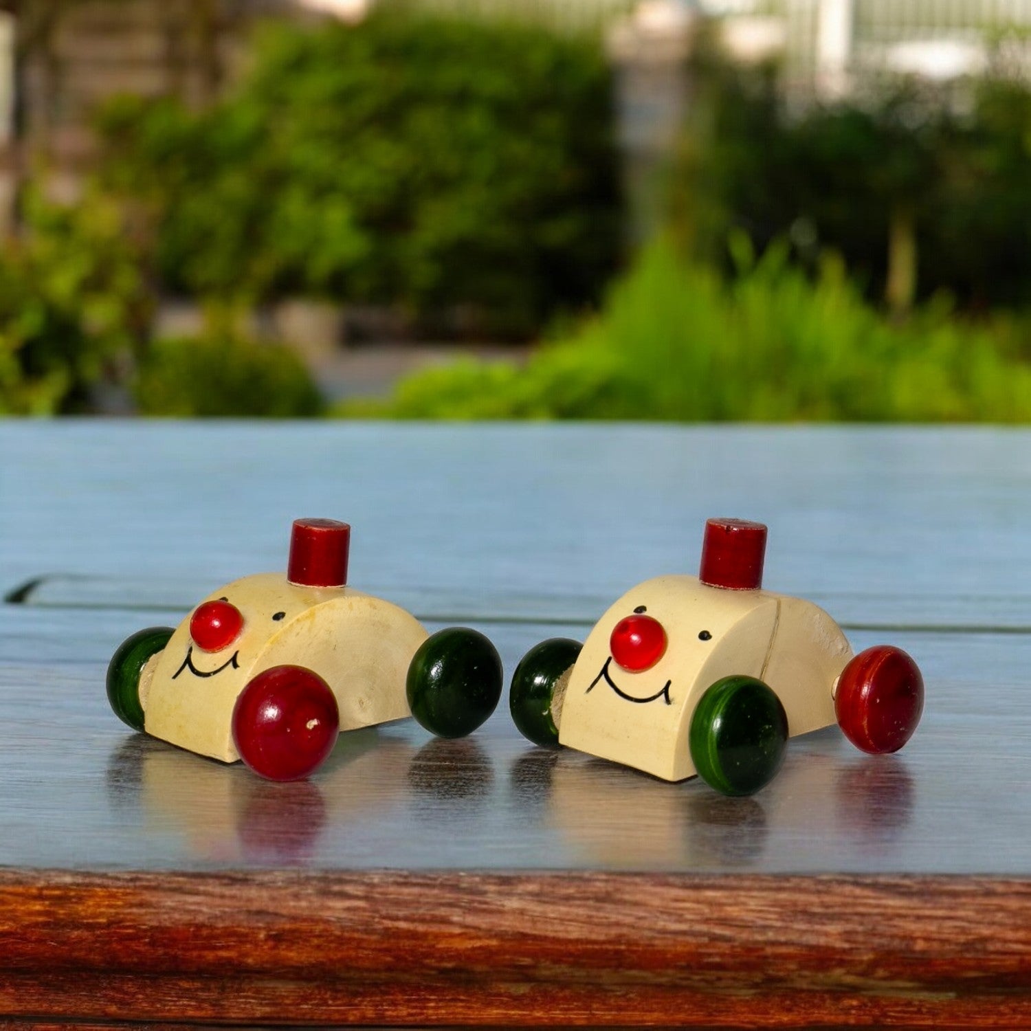 Little Ginnie Wooden Nano Car Toys for Kids - Set of 2 | Return & Birthday Gift for Kids Ages 1 Years+ - LG - CP - NANO - 01