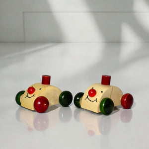 Little Ginnie Wooden Nano Car Toys for Kids - Set of 2 | Return & Birthday Gift for Kids Ages 1 Years+ - LG - CP - NANO - 01