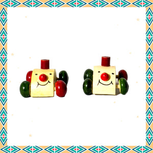 Little Ginnie Wooden Nano Car Toys for Kids - Set of 2 | Return & Birthday Gift for Kids Ages 1 Years+ - LG - CP - NANO - 01