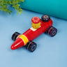 Little Ginnie Wooden Racing Car - Handcrafted Toy Car for Kids | Return & Birthday Gift - LG - CP - RCAR - 01