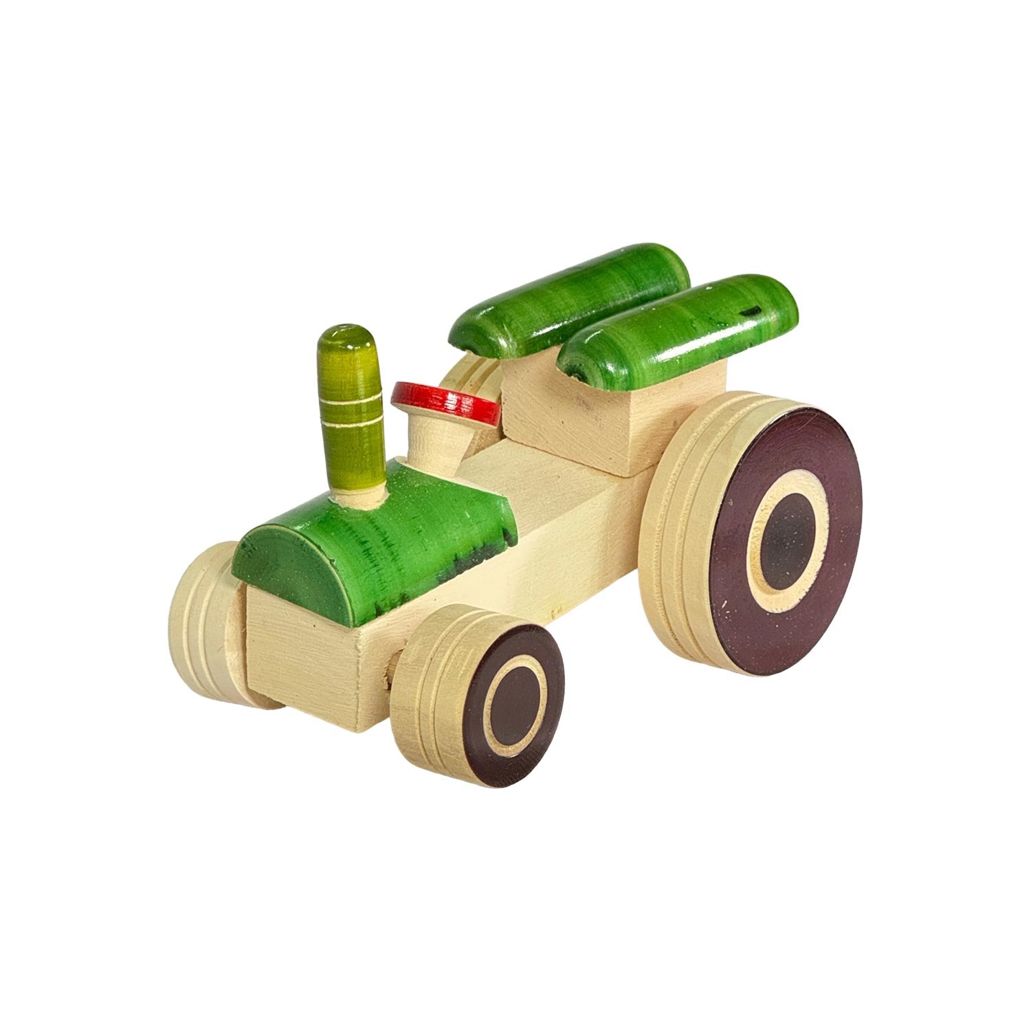 Little Ginnie Wooden Tractor Toy | Pull Push Car Toy for Kids | Wooden Toys for Kids - LG - CP - TRCT - 01