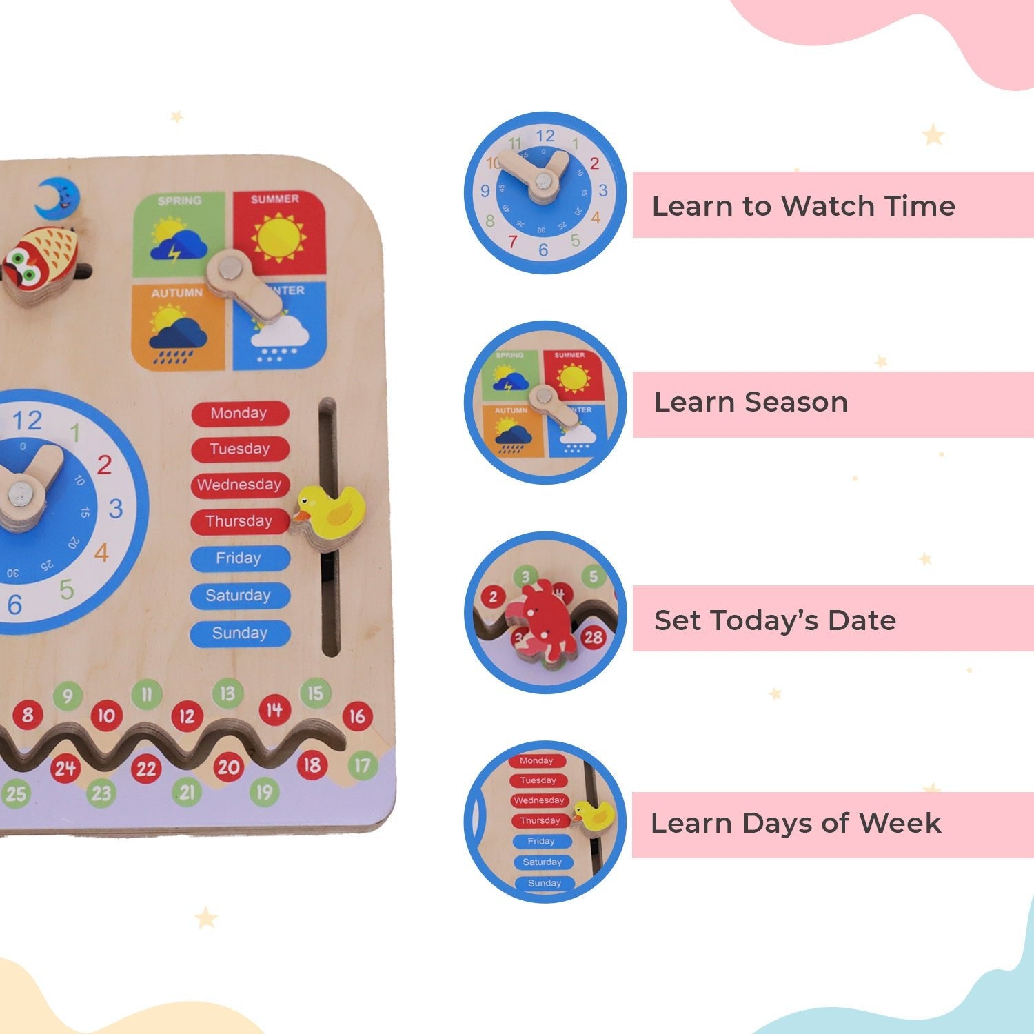 Little Ginnie Woodland Calendar for Kids - LGWC - 001