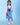 Little Hearts Club Girls Denim Pinafore Dress