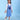 Little Hearts Club Girls Denim Pinafore Dress