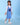 Little Hearts Club Girls Denim Pinafore Dress