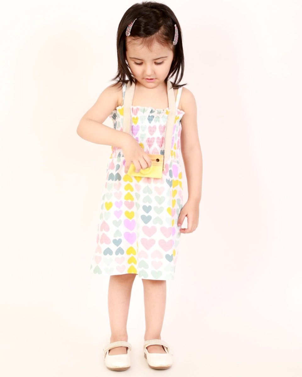 Little Hearts Girls Casual Dress - KCW-LTHTG-1-2