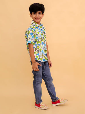 Little Lift Off Boys Shirt - KES - SC - LTLFBY - 0 - 6